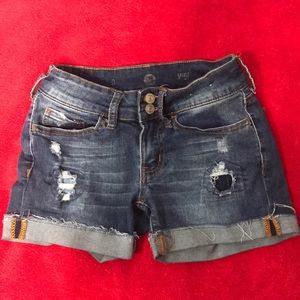Denim shorts